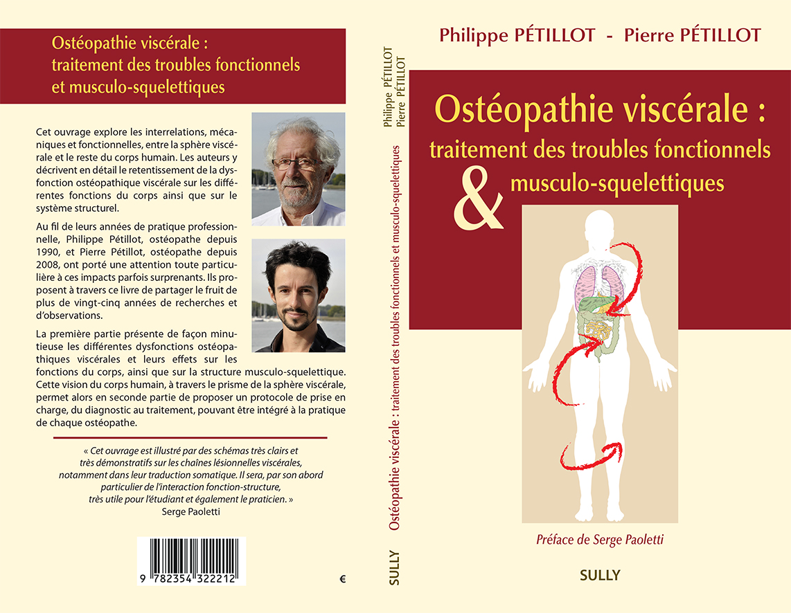Couverture du livre Ostéopathie viscérale par Pierre Pétillot